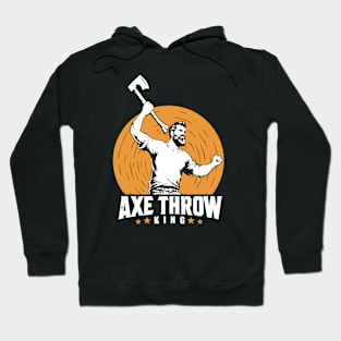 Vintage Axe Throwing manly Gift Hoodie